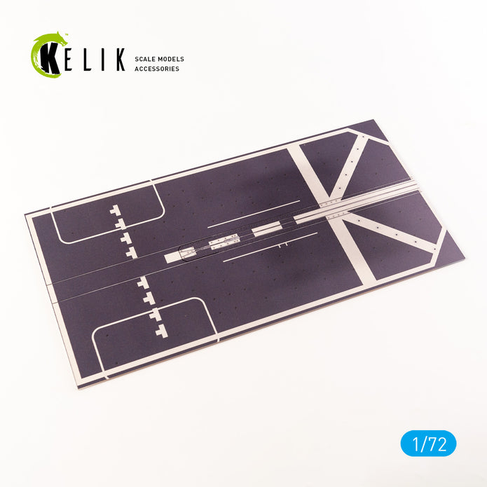 Mogami-Class Frigate Deck (Full version) - Base - Acrylic 3 mm (180 x 357 mm) (210 g) Scale 1:72 KeliK KS72104 Stands for Plastic Models