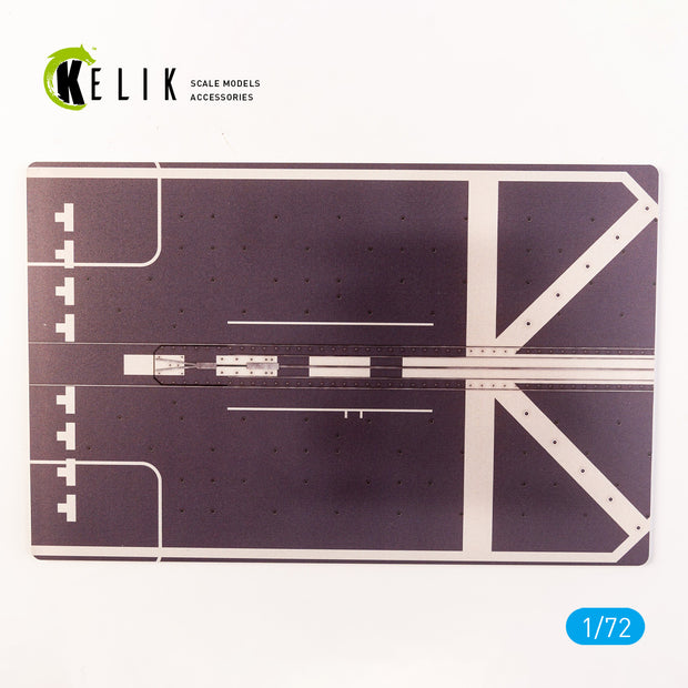 Mogami-Class Frigate Deck (Short version)  - Base - Acrylic 3 mm (280 x 180 mm) (170 g) Scale 1:72 KeliK KS72105 Stands for Plastic Models
