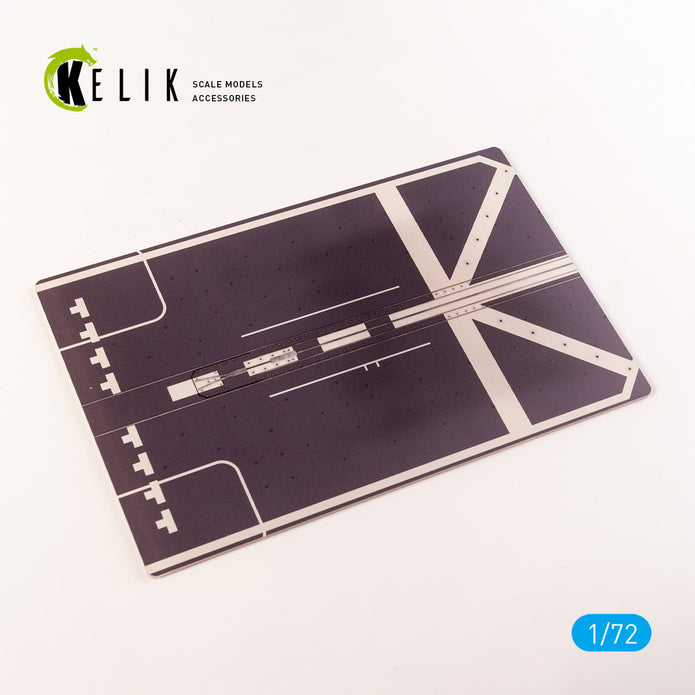 Mogami-Class Frigate Deck (Short version)  - Base - Acrylic 3 mm (280 x 180 mm) (170 g) Scale 1:72 KeliK KS72105 Stands for Plastic Models