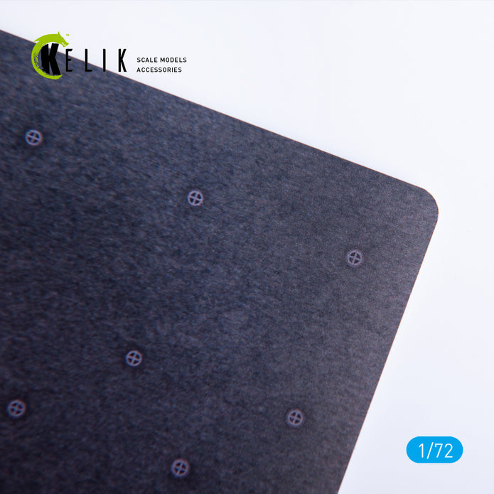 French frigate D-650 Aquitaine 2017 - Base - Acrylic 3 mm (280 x 180 mm) (170 g) Scale 1:72 KeliK KS72108 Stands for Plastic Models