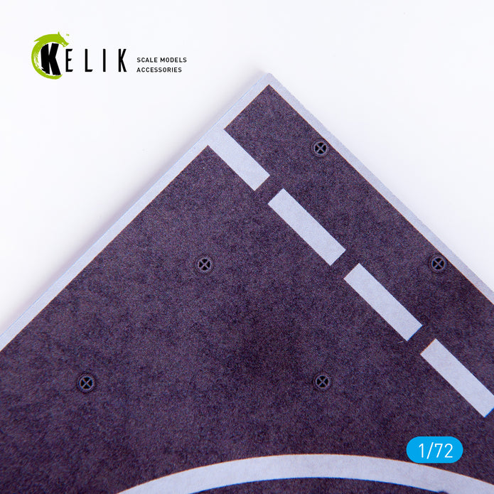 French frigate D-655 Bretagne  - Acrylic 3 mm (240 x 240 mm) (190g) Scale 1:72 KeliK KS72110 Stands for Plastic Models