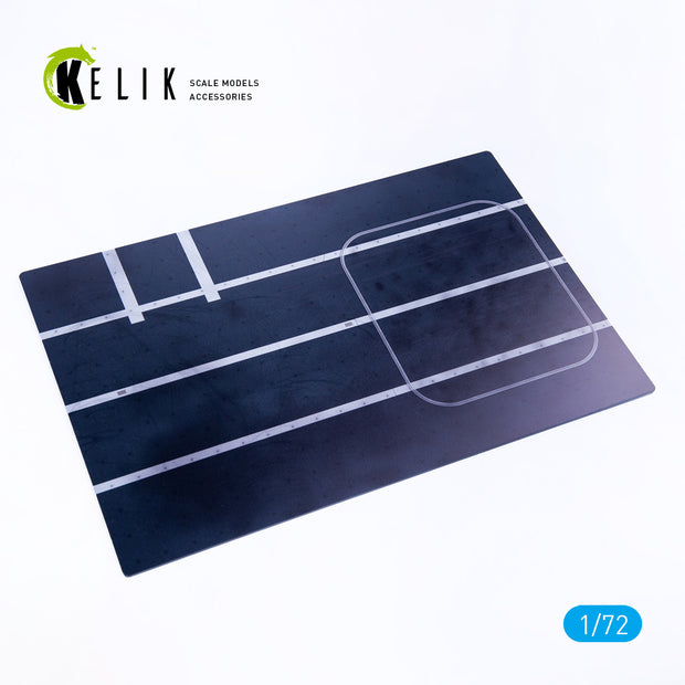 IJN Hiryu 1941 - Acrylic 3 mm (410 x 270 mm) (410 g) Scale 1:72 KeliK KS72111 Stands for Plastic Models