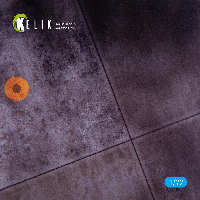 YOKOTA AIRBASE Type 1 - Acrylic 3 mm (180 x 357 mm) (210 g) Scale 1:72 KeliK KS72112 Stands for Plastic Models