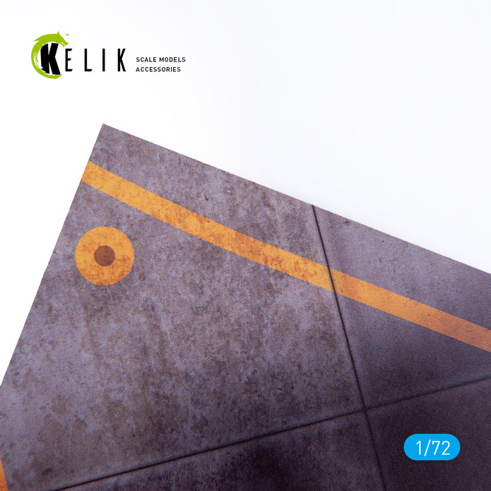 YOKOTA AIRBASE Type 1 - Acrylic 3 mm (180 x 357 mm) (210 g) Scale 1:72 KeliK KS72112 Stands for Plastic Models