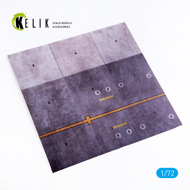 YOKOTA AIRBASE Type 2  - Acrylic 3 mm (240 x 240 mm) (190g) Scale 1:72 KeliK KS72113 Stands for Plastic Models