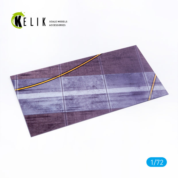 KADENA AIRBASE  - Acrylic 3 mm (180 x 357 mm) (210 g) Scale 1:72 KeliK KS72114 Stands for Plastic Models