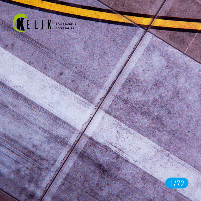 KADENA AIRBASE  - Acrylic 3 mm (180 x 357 mm) (210 g) Scale 1:72 KeliK KS72114 Stands for Plastic Models