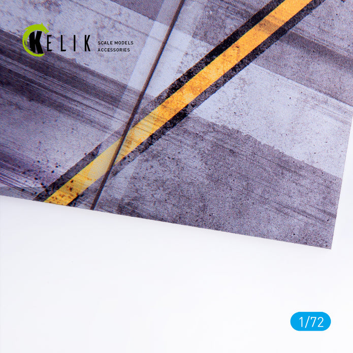 KADENA AIRBASE  - Acrylic 3 mm (180 x 357 mm) (210 g) Scale 1:72 KeliK KS72114 Stands for Plastic Models