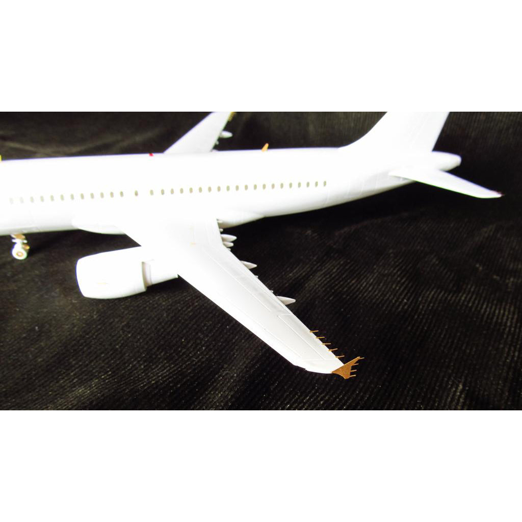 Airbus A319, Exterior - Engines, Fold chassis, Sensors, Winglets, Wipers (Photoetch) Scale 1:144 (Recommended for kit: Revell) Metallic Details MD14401 Detailing set for aircraft model kits