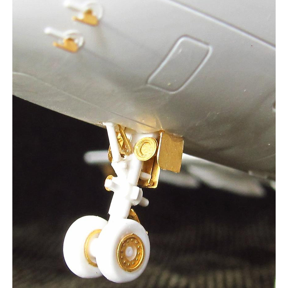 Airbus A319, Exterior - Engines, Fold chassis, Sensors, Winglets, Wipers (Photoetch) Scale 1:144 (Recommended for kit: Revell) Metallic Details MD14401 Detailing set for aircraft model kits