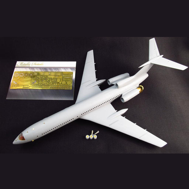 Tupolev Tu-154, Exterior Detailing set for Aircraft Model Kits (Photoetch) Scale 1:144 (Recommended for kit: Zvezda) Metallic Details MD14402