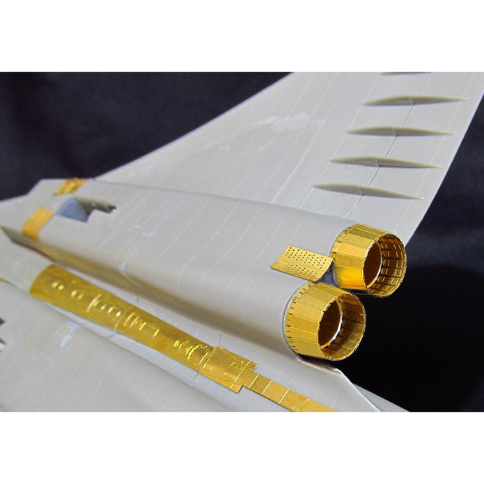Tupolev Tu-144, Exterior Detailing set for aircraft model kits (Photoetch) Scale 1:144 (Recommended for kit: ICM) Metallic Details MD14403