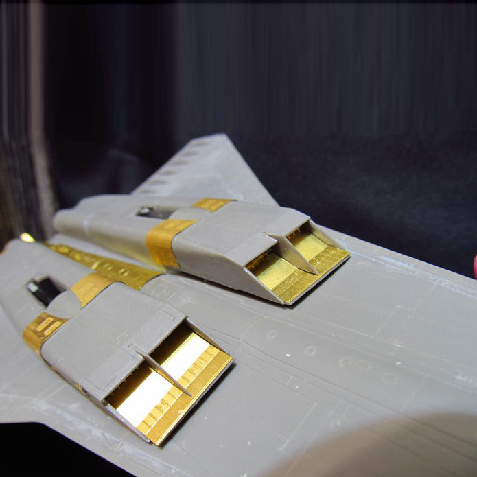 Tupolev Tu-144, Exterior Detailing set for aircraft model kits (Photoetch) Scale 1:144 (Recommended for kit: ICM) Metallic Details MD14403