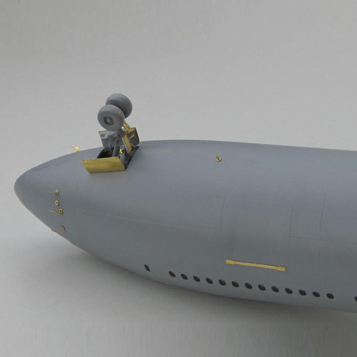 Boeing 777-300 ER, Exterior Detailing set for aircraft model kit (Photoetch) Scale 1:144 (Recommended for kit: Zvezda) Metallic Details MD14405