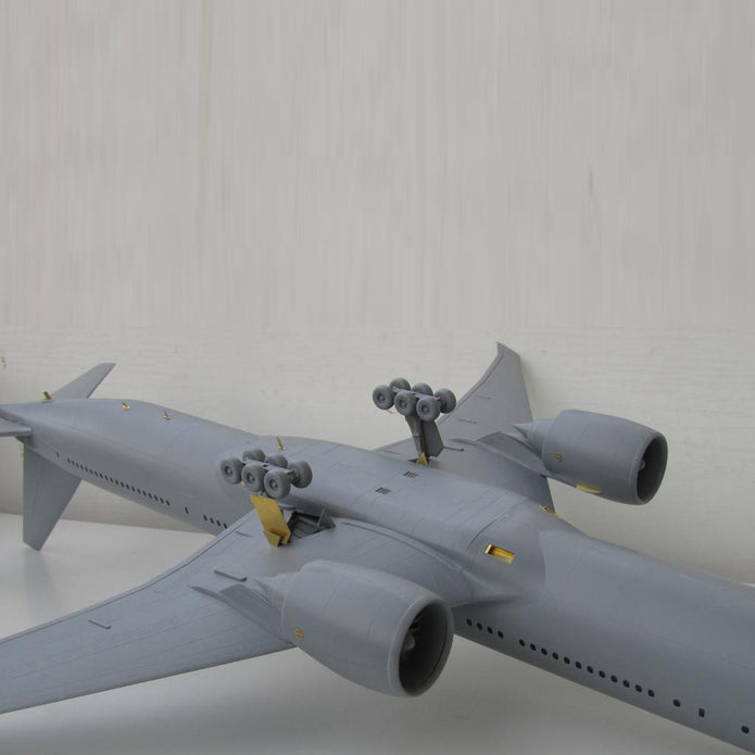 Boeing 777-300 ER, Exterior Detailing set for aircraft model kit (Photoetch) Scale 1:144 (Recommended for kit: Zvezda) Metallic Details MD14405