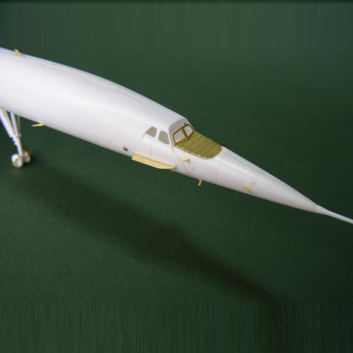 Aerospatiale Concorde, Exterior Detailing set for model kit aircraft (Resin, Photoetch) Scale 1:144 (Recommended for kit: Revell) Metallic Details MD14407