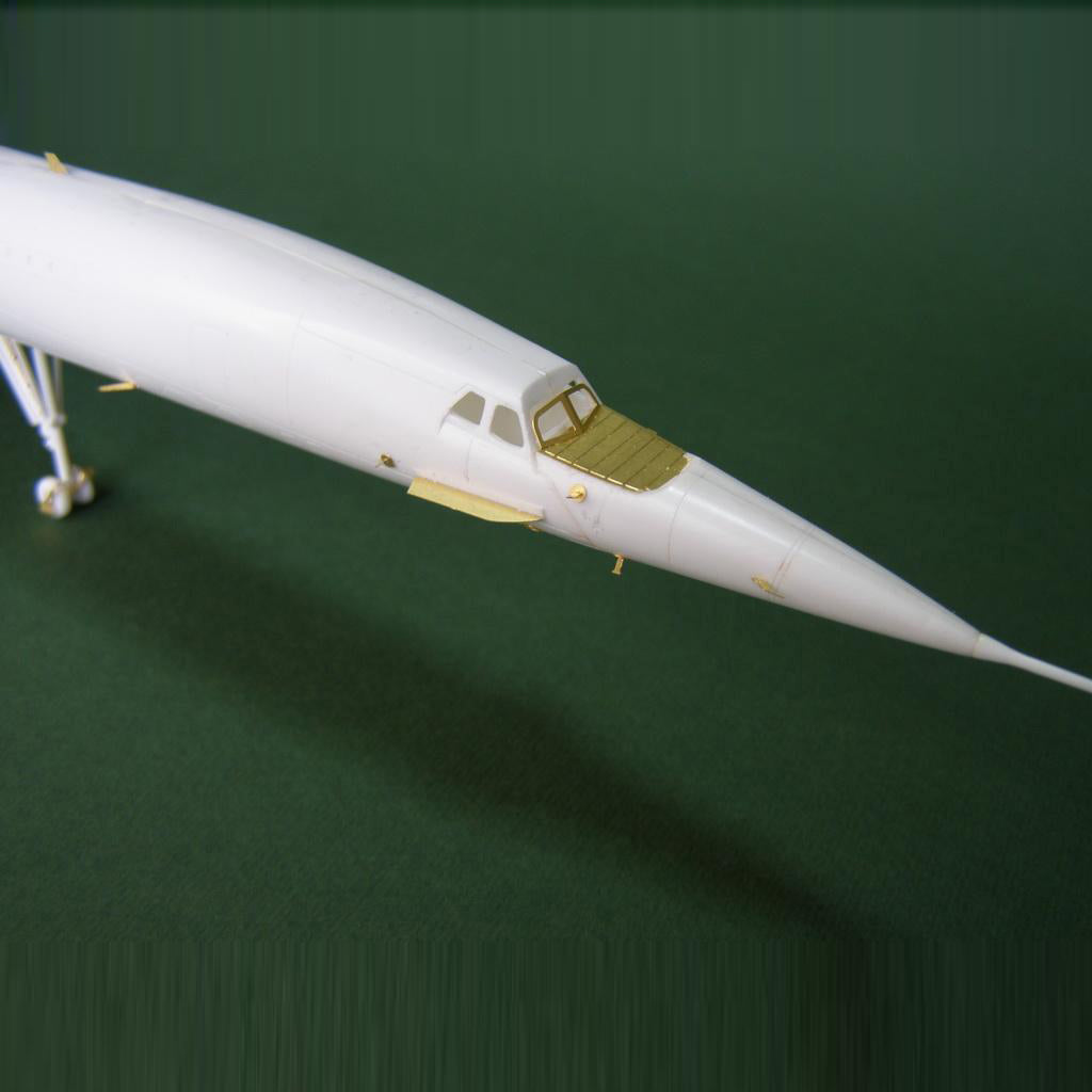 Aerospatiale Concorde, Exterior Detailing set for model kit aircraft (Resin, Photoetch) Scale 1:144 (Recommended for kit: Revell) Metallic Details MD14407