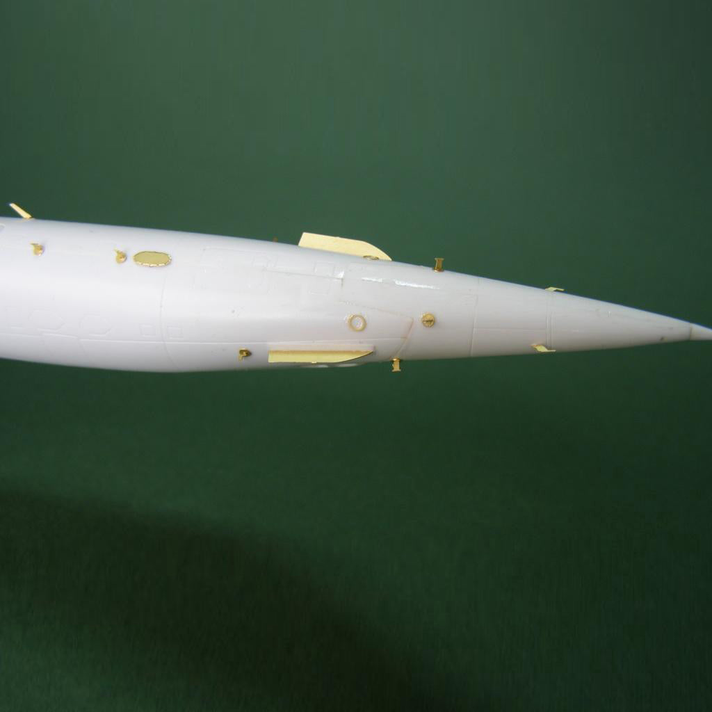 Aerospatiale Concorde, Exterior Detailing set for model kit aircraft (Resin, Photoetch) Scale 1:144 (Recommended for kit: Revell) Metallic Details MD14407
