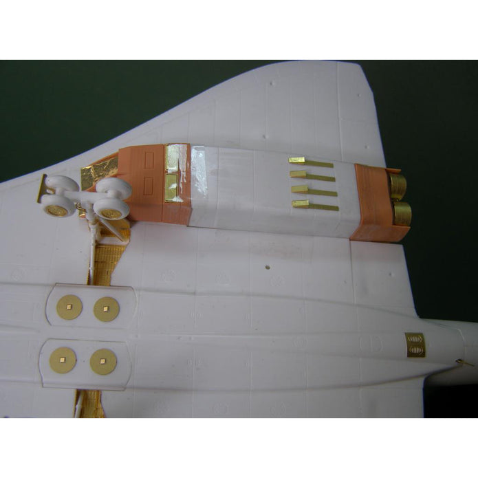 Aerospatiale Concorde, Exterior Detailing set for model kit aircraft (Resin, Photoetch) Scale 1:144 (Recommended for kit: Revell) Metallic Details MD14407