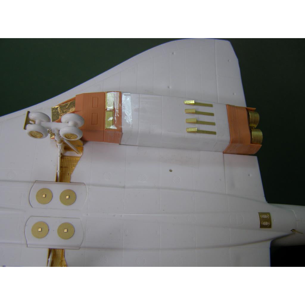Aerospatiale Concorde, Exterior Detailing set for model kit aircraft (Resin, Photoetch) Scale 1:144 (Recommended for kit: Revell) Metallic Details MD14407