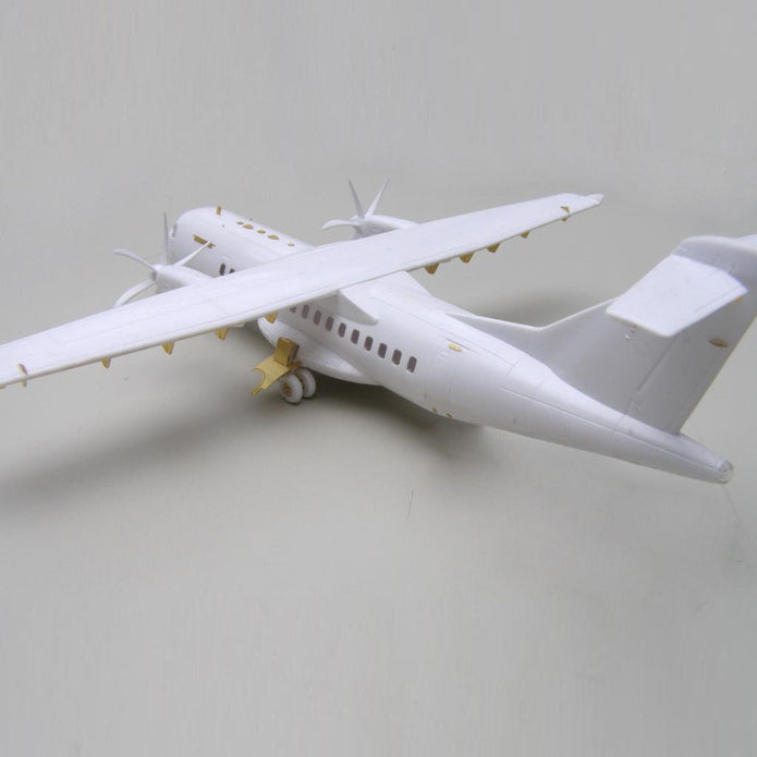 ATR 42-500, Exterior Detailing set for model kit aircraft (Photoetching and Painting Masks) Scale 1:144 (Recommended for kit: Italeri) Metallic Details MD14408