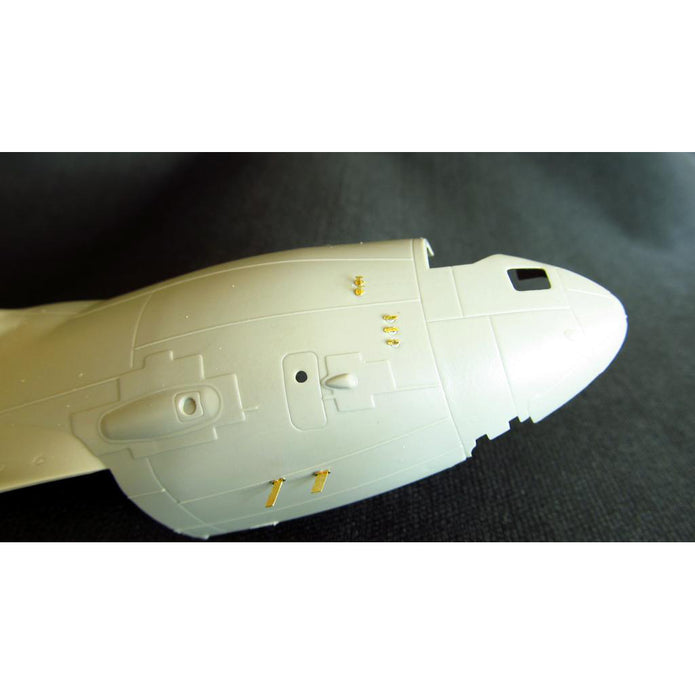 Boeing C-17A Globemaster, Detailing set for aircraft kit model Exterior (Photoetch) Scale 1:144 (Recommended for kit: Revell) Metallic Details MD14410