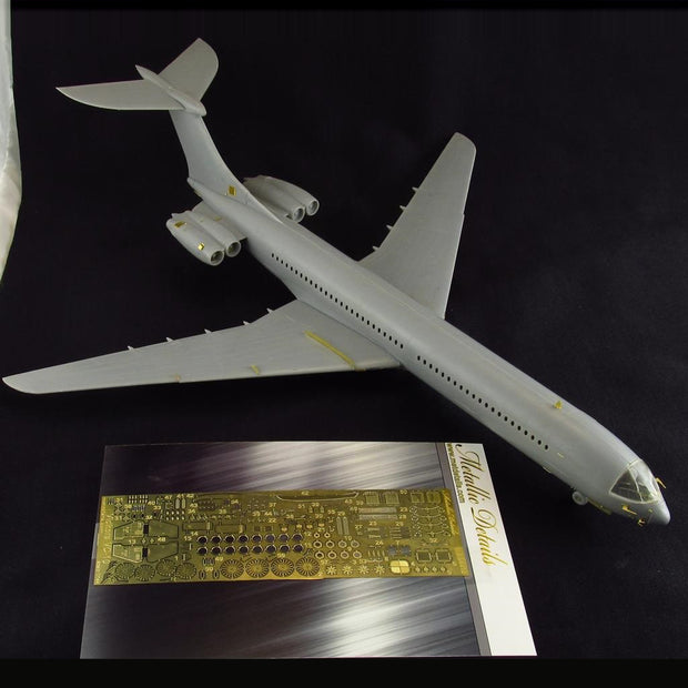 Vickers VC10 Detailing set for aircraft kit model Exterior, Scale 1:144 Photoetch (Recommended for kit: Roden) Metallic Details MD14412