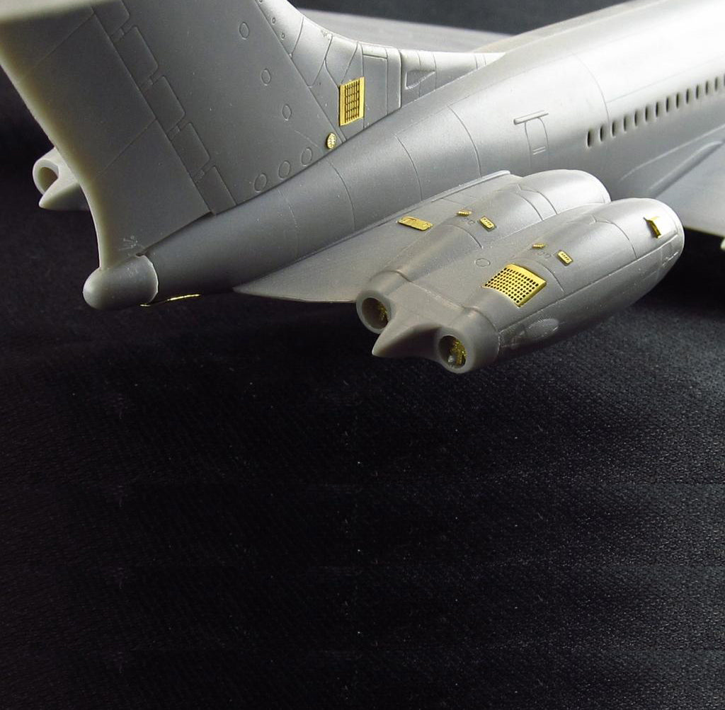 Vickers VC10 Detailing set for aircraft kit model Exterior, Scale 1:144 Photoetch (Recommended for kit: Roden) Metallic Details MD14412