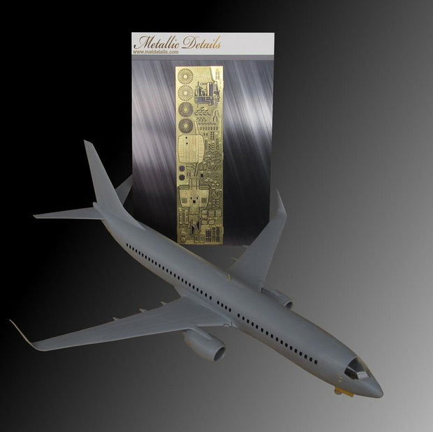 Boeing 737, Detailing set for model kits aircraft Exterior Scale 1:144 Photoetch (Recommended for kit: Zvezda) Metallic Details MD14413