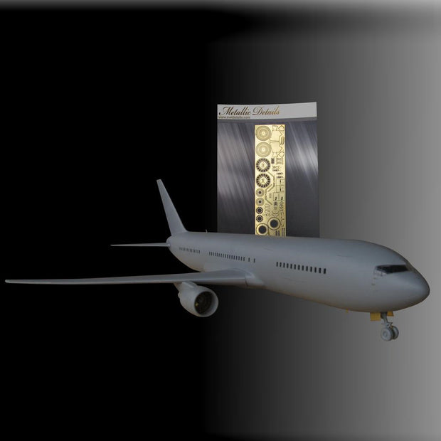 Boeing 767, Detailing set for model kits aircraft Exterior, Scale 1:144 Photoetch (Recommended for kit: Zvezda) Metallic Details MD14414
