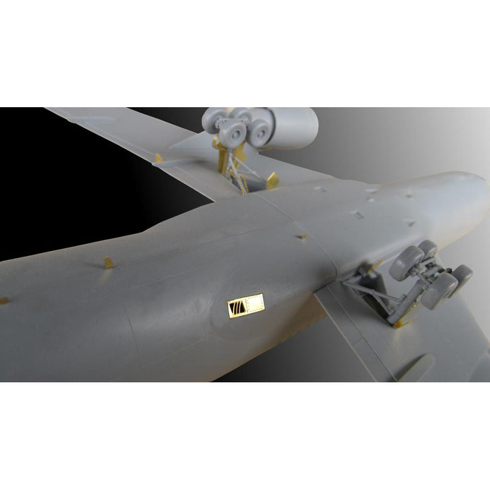 Boeing 767, Detailing set for model kits aircraft Exterior, Scale 1:144 Photoetch (Recommended for kit: Zvezda) Metallic Details MD14414