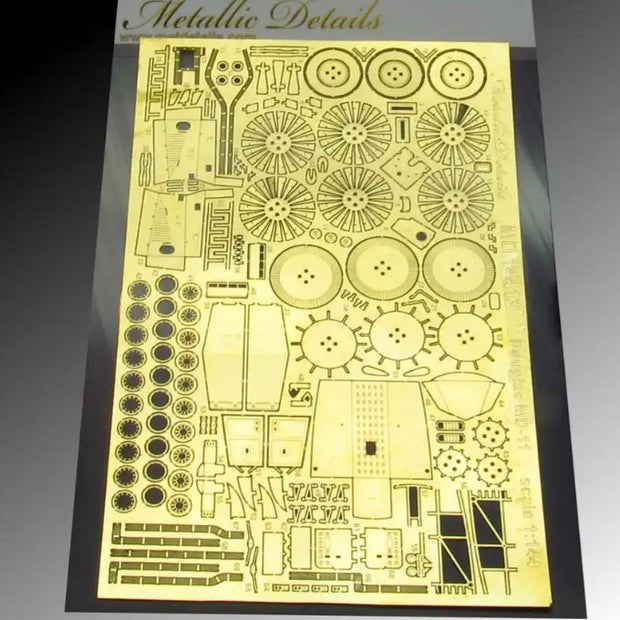 McDonnell Douglas MD-11, Exterior Detailing set for airplane kit models, Scale 1:144 Photoetched and Film with a Color Dashboard (Recommended for kit: MikroMir) Metallic Details MD14415