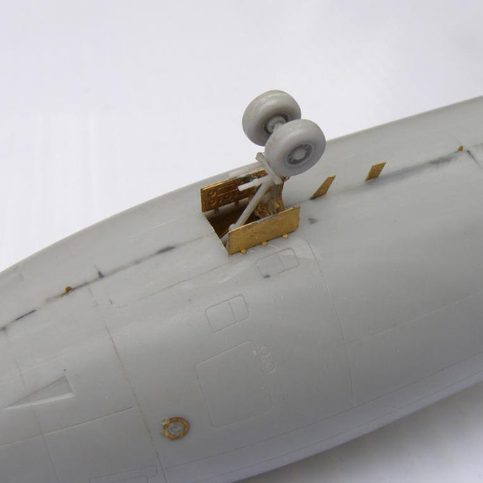 McDonnell Douglas MD-11, Exterior Detailing set for airplane kit models, Scale 1:144 Photoetched and Film with a Color Dashboard (Recommended for kit: MikroMir) Metallic Details MD14415