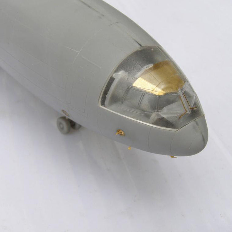 McDonnell Douglas MD-11, Exterior Detailing set for airplane kit models, Scale 1:144 Photoetched and Film with a Color Dashboard (Recommended for kit: MikroMir) Metallic Details MD14415