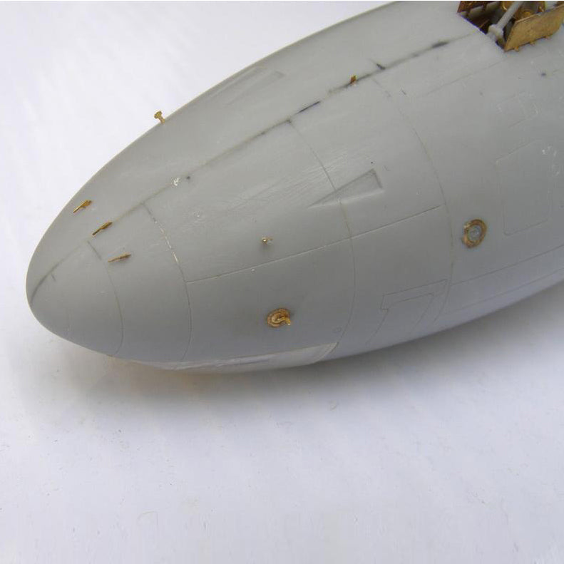 McDonnell Douglas MD-11, Exterior Detailing set for airplane kit models, Scale 1:144 Photoetched and Film with a Color Dashboard (Recommended for kit: MikroMir) Metallic Details MD14415