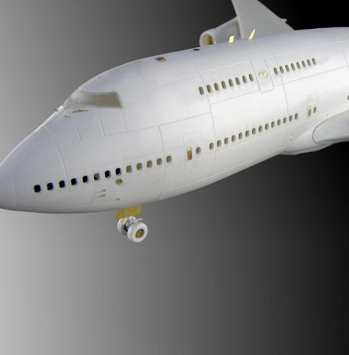 Boeing 747, Detailing set for airplane kit models Exterior, Scale 1:144 Photoetch (Recommended for kit: Revell) Metallic Details MD14416