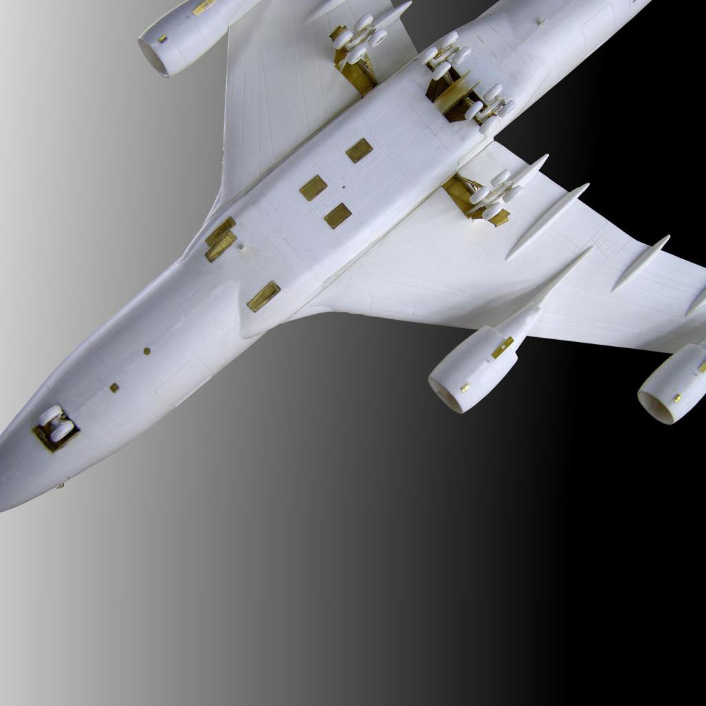 Boeing 747, Detailing set for airplane kit models Exterior, Scale 1:144 Photoetch (Recommended for kit: Revell) Metallic Details MD14416