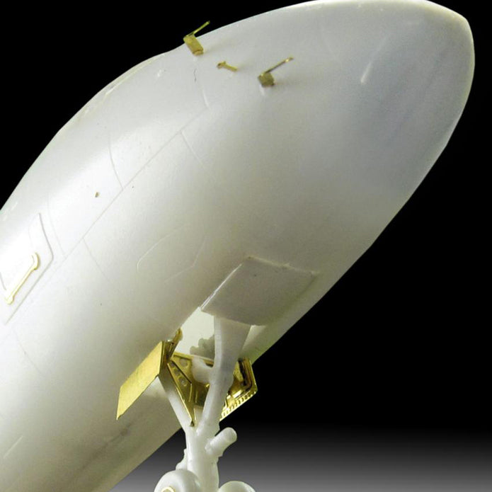 Embraer 195, Detailing set for airplane kit models Exterior, Scale 1:144 Photoetch (Recommended for kit: Revell) Metallic Details MD14417