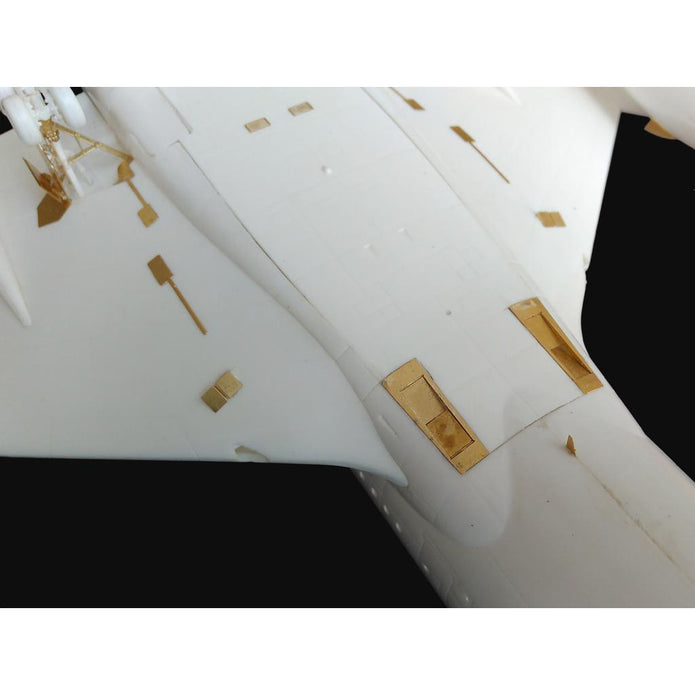 Airbus A380, Detailing set for airplane kit models Exterior, Scale 1:144 Photoetch (Recommended for kit: Revell) Metallic Details MD14418