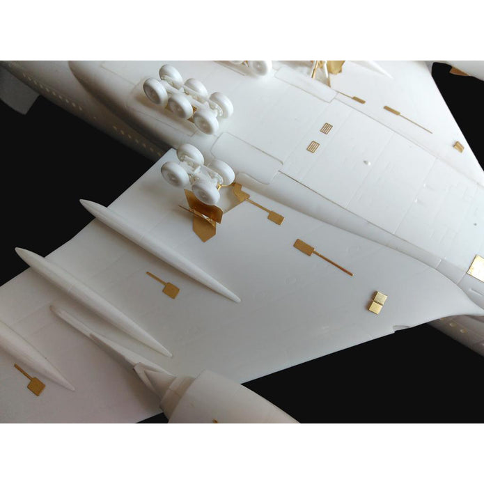 Airbus A380, Detailing set for airplane kit models Exterior, Scale 1:144 Photoetch (Recommended for kit: Revell) Metallic Details MD14418