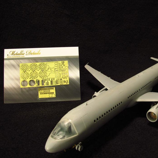 Airbus A321, Detailing set for airplane kit models Exterior, Scale 1:144 Photoetch (Recommended for kit: Zvezda) Metallic Details MD14420