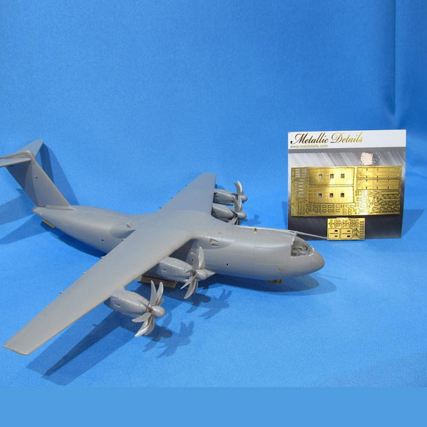 Airbus A400M, Detailing set for aircraft model kits Exterior, Scale 1:144 Photoetch (Recommended for kit: Revell) Metallic Details MD14422