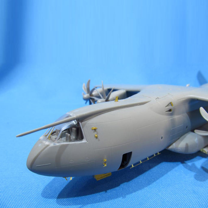 Airbus A400M, Detailing set for aircraft model kits Exterior, Scale 1:144 Photoetch (Recommended for kit: Revell) Metallic Details MD14422