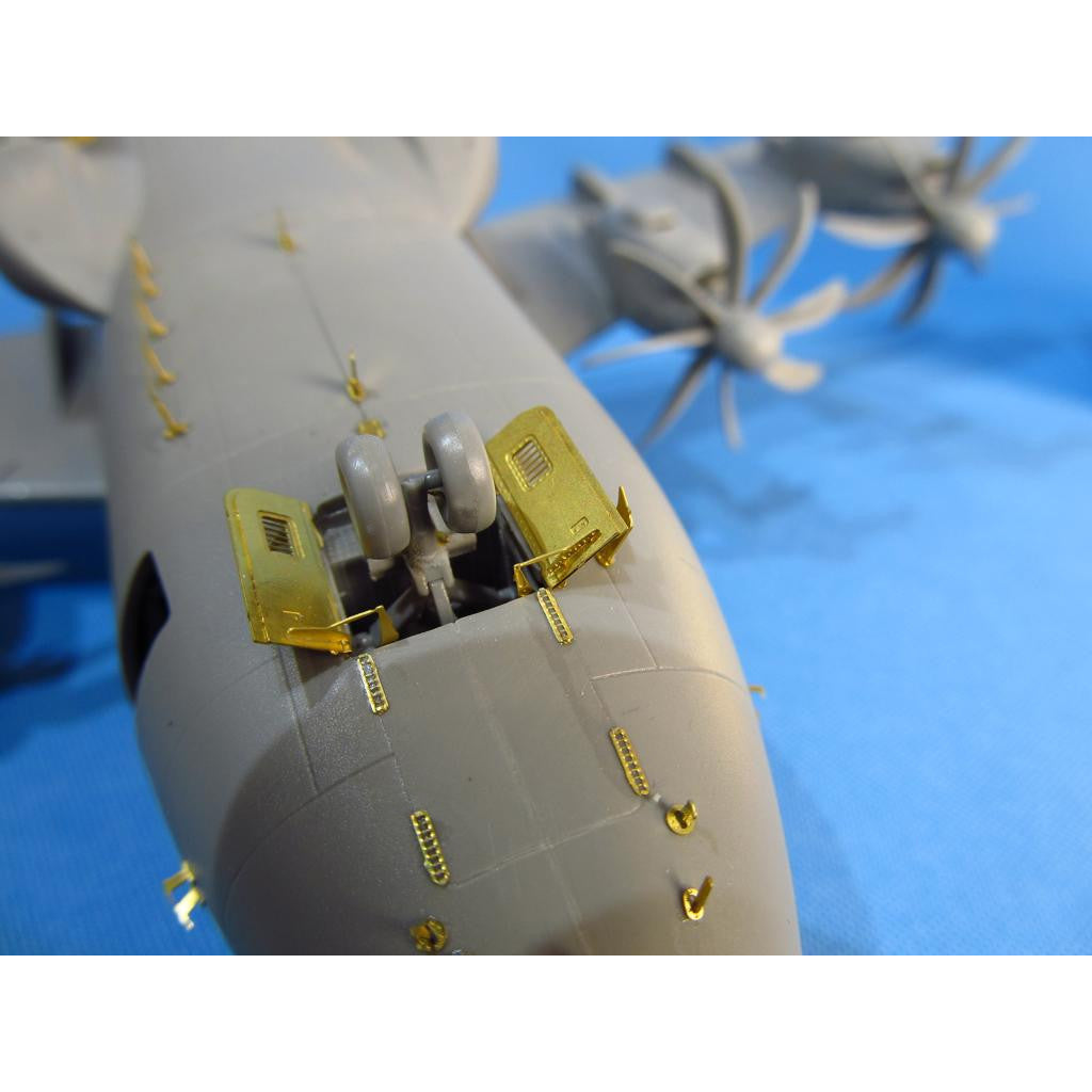 Airbus A400M, Detailing set for aircraft model kits Exterior, Scale 1:144 Photoetch (Recommended for kit: Revell) Metallic Details MD14422