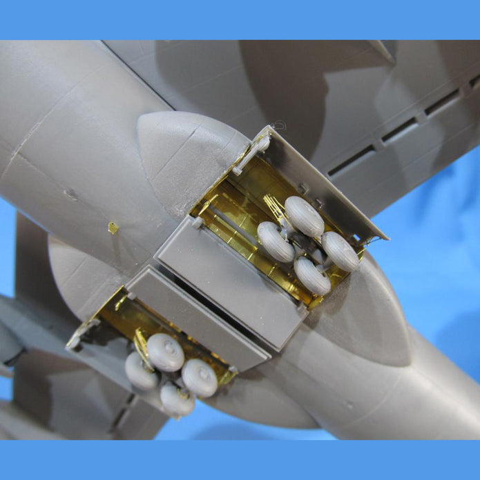 Lockheed C-141 B Starlifter, Detailing set for aircraft model kits Exterior, Scale 1:144 Resin, Photoetch (Recommended for kit: Roden) Metallic Details MD14423