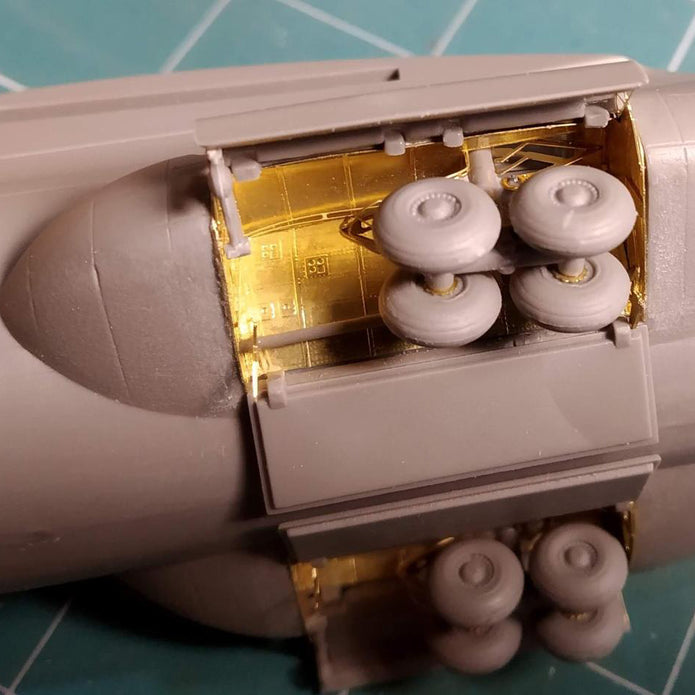 Lockheed C-141 B Starlifter, Detailing set for aircraft model kits Exterior, Scale 1:144 Resin, Photoetch (Recommended for kit: Roden) Metallic Details MD14423