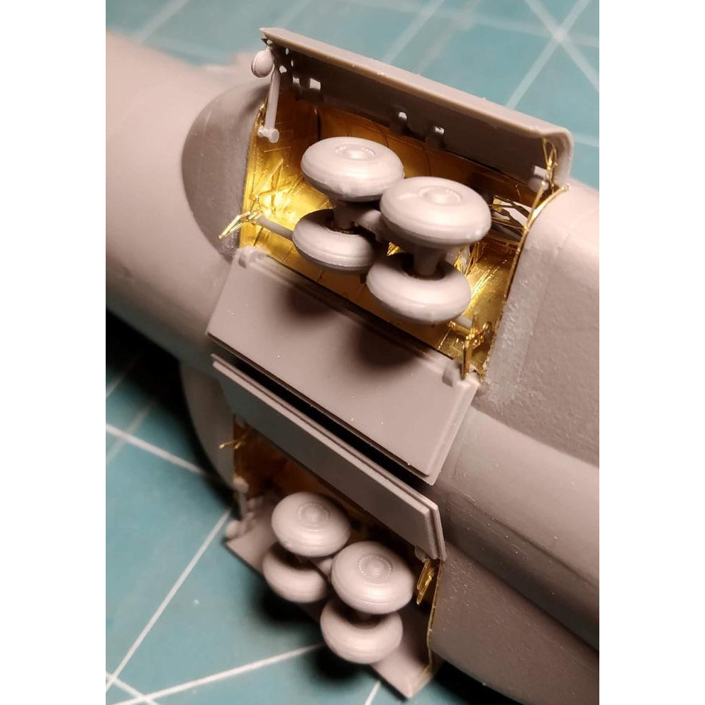 Lockheed C-141 B Starlifter, Detailing set for aircraft model kits Exterior, Scale 1:144 Resin, Photoetch (Recommended for kit: Roden) Metallic Details MD14423