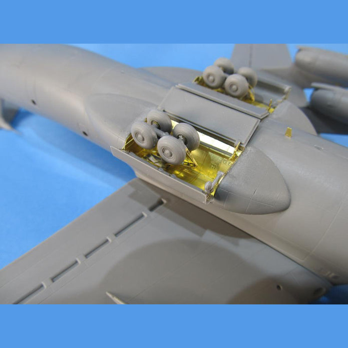 Lockheed C-141 B Starlifter, Detailing set for aircraft model kits Exterior, Scale 1:144 Resin, Photoetch (Recommended for kit: Roden) Metallic Details MD14423