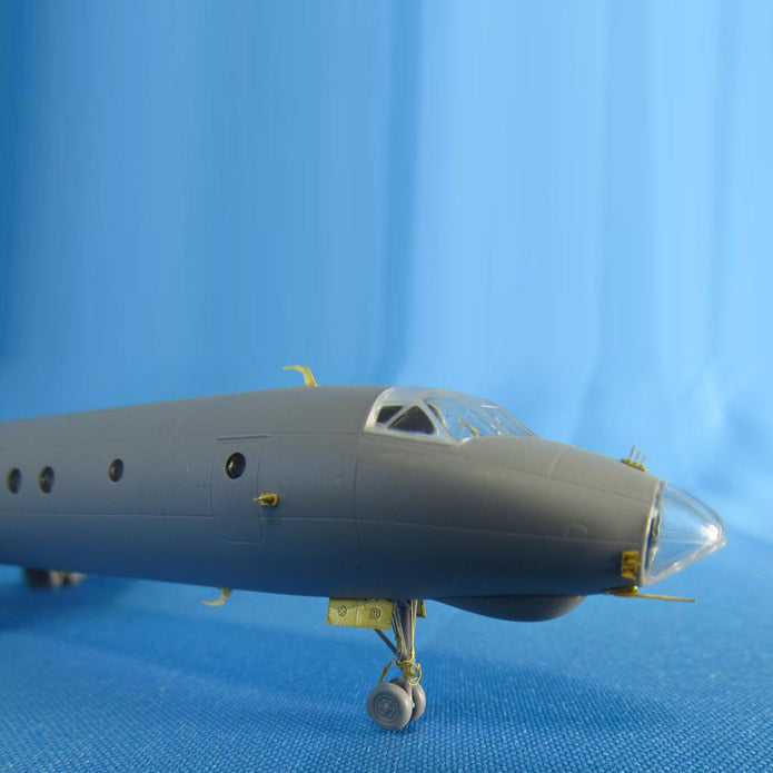 Tupolev Tu-134, Detailing set for aircraft model kits Exterior, Scale 1:144 Photoetch (Recommended for kit: Zvezda) Metallic Details MD14426