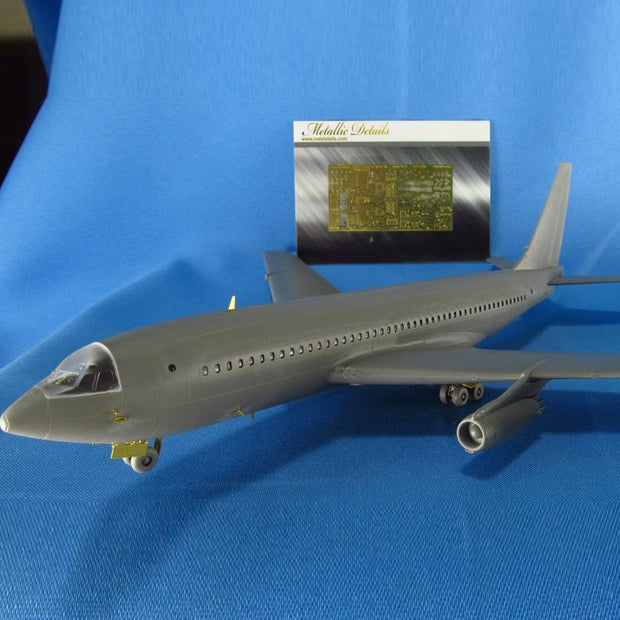 Boeing 720, Exterior Detailing set, Scale 1:144 Photoetch (Recommended for kit: Roden) Metallic Details MD14433 - For aircraft model kit
